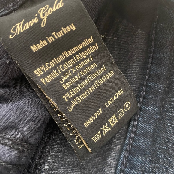 MAVI Gold Icon TESS Twisted Midrise Skinny Stretch Ankle Jeans size 24 - Picture 15 of 16